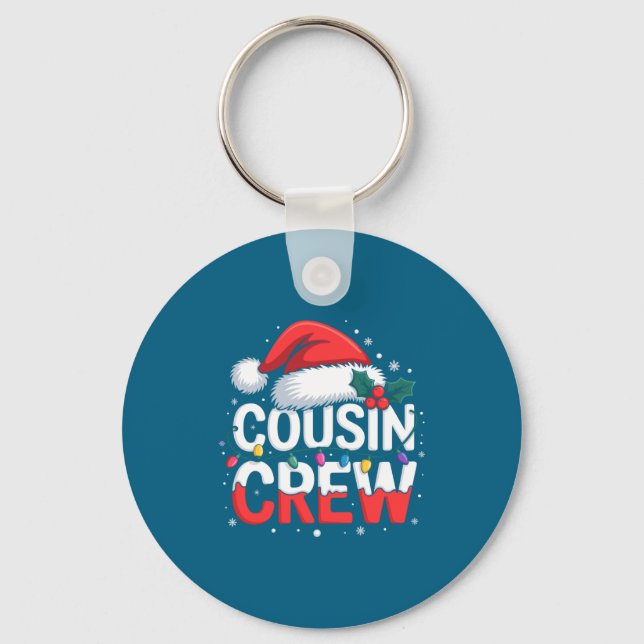Porte-clés Cousin Crew Christmas Reindeer Antlers Hat Lights  (Recto)