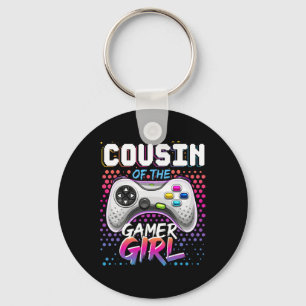Porte-clés Cousin De La Gamer Girl Matching Jeu Vidéo Naissan