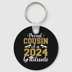 Porte-clés Cousin D'Un Cl De 2024 Gradué Diplômé Supérieur