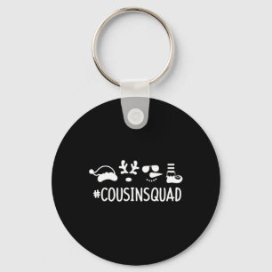 Porte-clés Cousin Squad Noël Père Noël Squad Elf Reindeer Sn