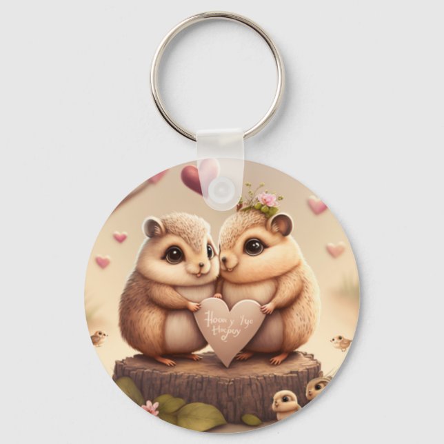Porte-clés Coussin d'accent de mignonette petits ours (Recto)