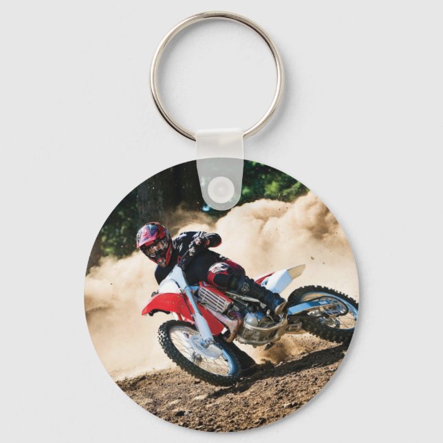 Porte-clés coussin de motocross (Recto)