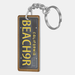 Porte-clés COUTUME de porte - clé de plaque minéralogique d