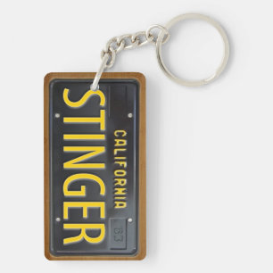 Porte-clés COUTUME de porte - clé de plaque minéralogique de