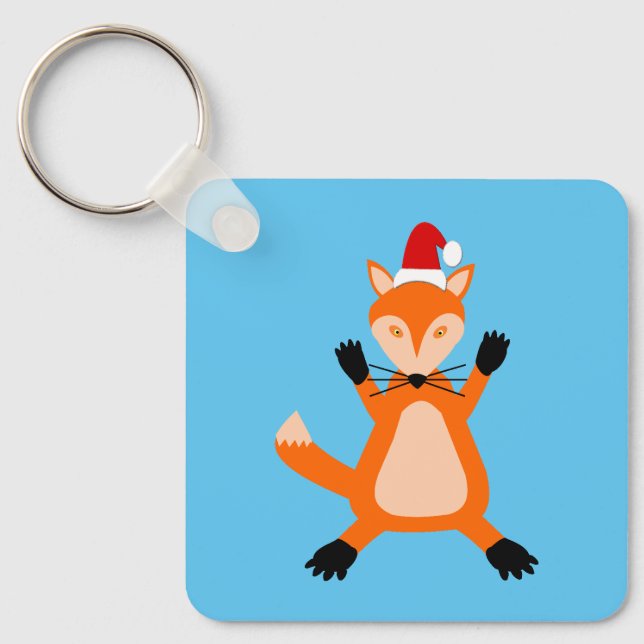 Porte-clés Coutume Noël Fox Custom (Recto)