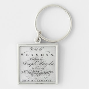 Porte-clés Couverture de la feuille de score des 'saisons