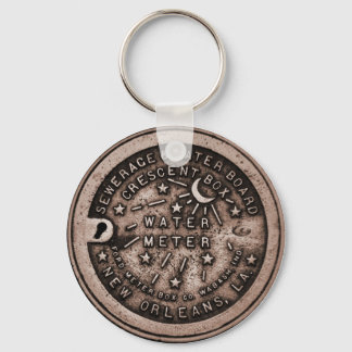 Porte-clés Couverture du compteur d'eau de la Nouvelle-Orléan