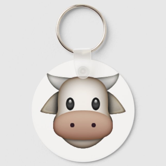 Porte-clés Cow - Emoji (Recto)