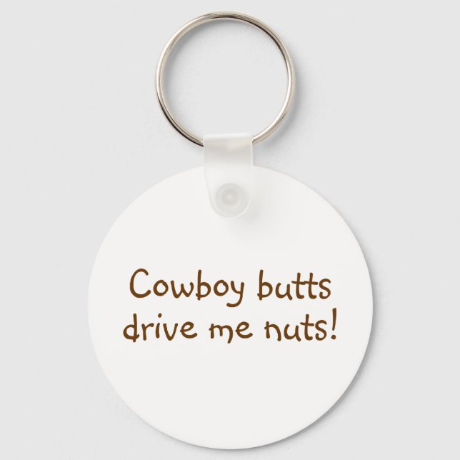 Porte-clés Cowboy Butts Me Lance Nuts (Recto)