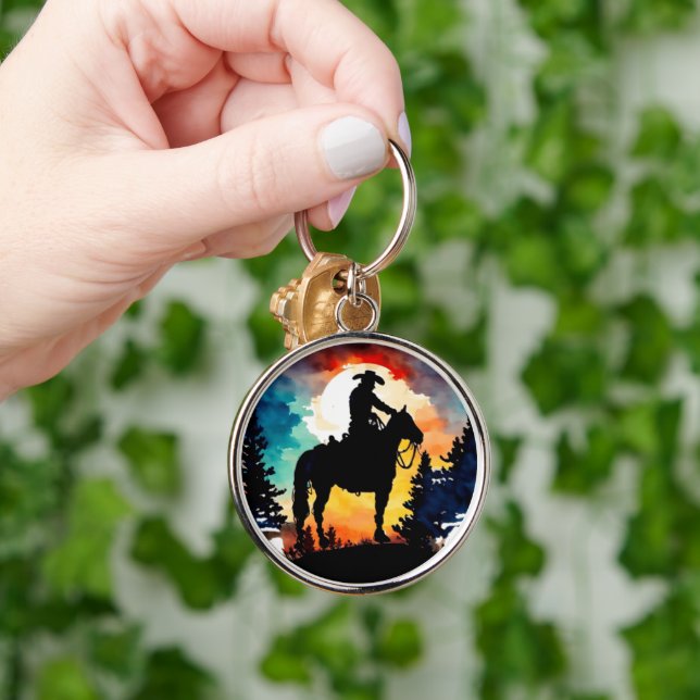 Porte-clés Cowboy Occidental  (Main)