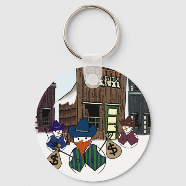 Porte-clés Cowboy Snowman Bandit (Recto)