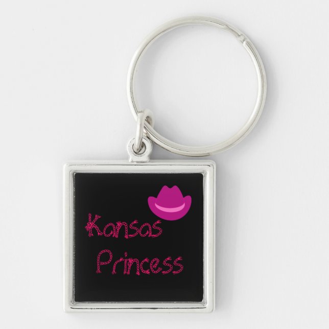 Porte-clés cowboyha_pink_dark, le Kansas, princesse (Devant)