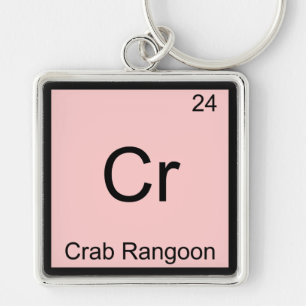 Porte-clés Cr - Crab Rangoon Funny Chemistry Element Symbol