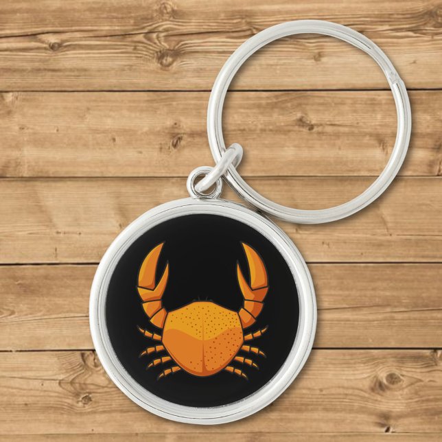 Porte-clés Crab orange (Créateur téléchargé)