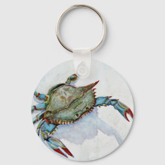 Porte-clés crabe bleu