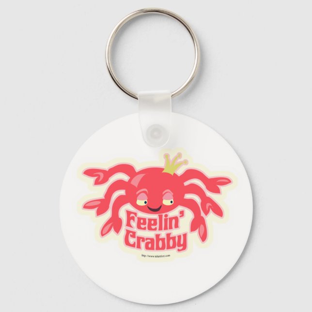 Porte-clés Crabe de Feelin Crabby Cute Crab (Recto)