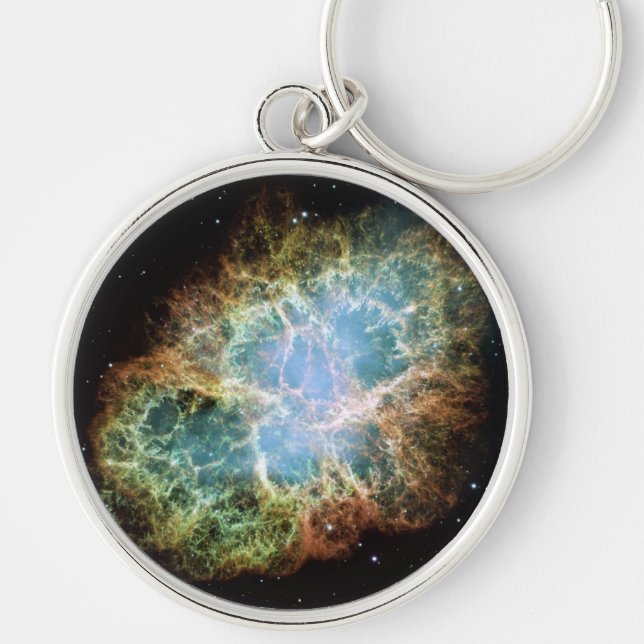 Porte-clés Crabe Nebula Space photo de la NASA (Devant)