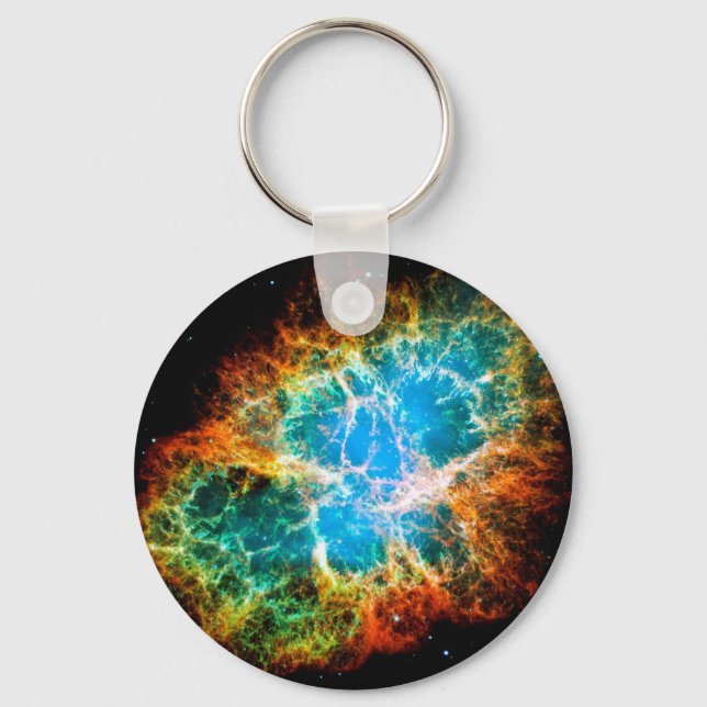 Porte-clés Crabe Nebula Supernova Resnant Hubble Photo de l'e (Recto)