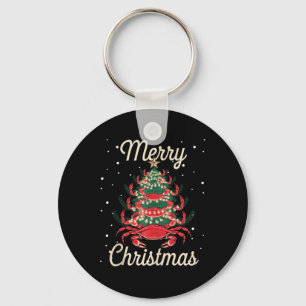 Porte-clés Crabe Xmas Arbre Crabe Arbre de Noël