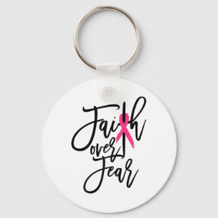 Porte-clés Crainte Croix du sein Sensibilisation au cancer ch