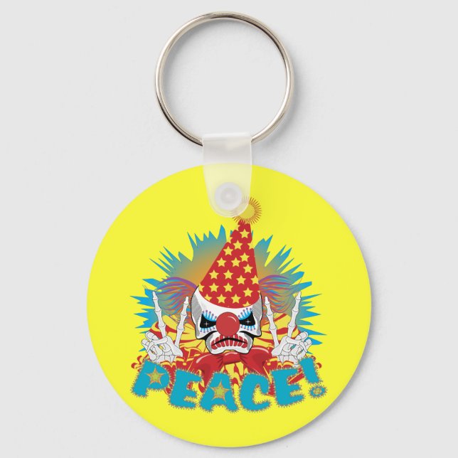 Porte-clés Crâne clown (Recto)