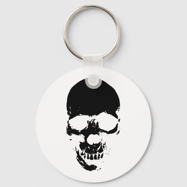 Porte-clés Crâne de la faucheuse noire (Recto)