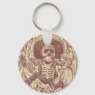 Porte-clés Crâne de Oaxaca, La Calavera Oaxaqueña