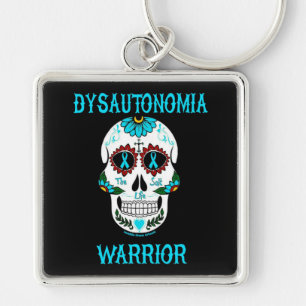 Porte-clés Crâne de sucre/Guerrier...Dysautonomia