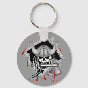 Porte-clés Crâne de Viking