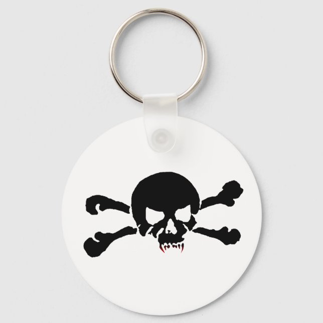 Porte-clés Crâne des morts-vivants (Recto)