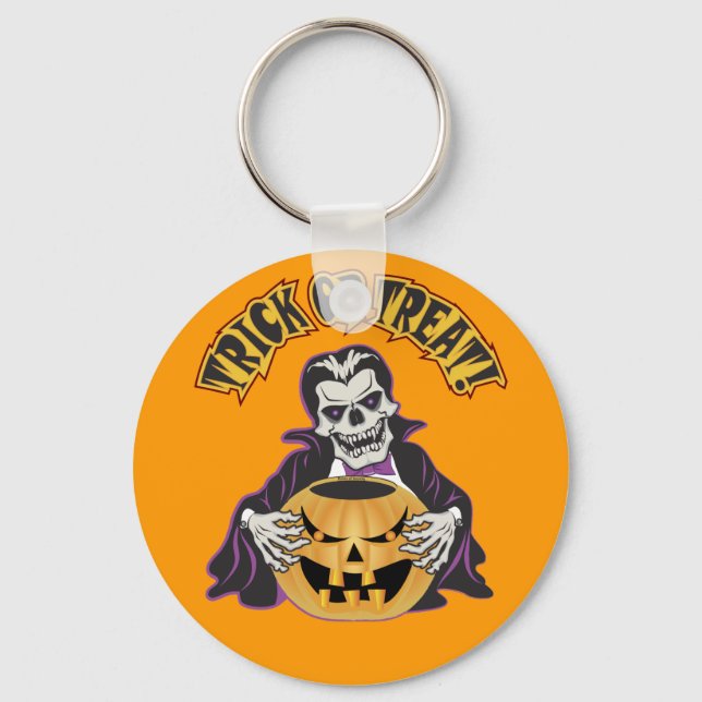 Porte-clés Crâne Dracula (Recto)