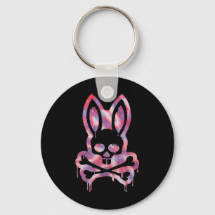 Porte-clés Crâne et os croisés D Lapin Horreur Bunny H