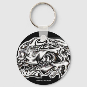 Porte-clés crâne observé