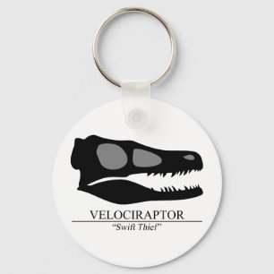 Porte-clés Crâne Velociraptor