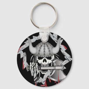 Porte-clés Crâne viking