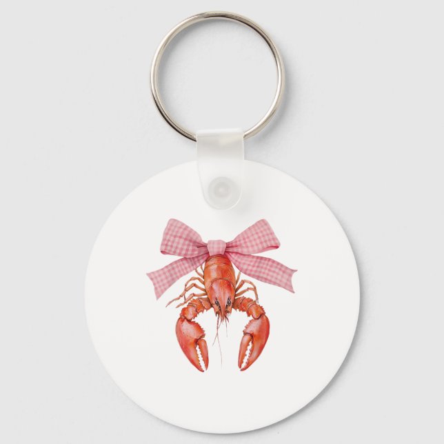 Porte-clés Crawfish Coquette Crawfish Bow Crawfish Boil Lobst (Recto)