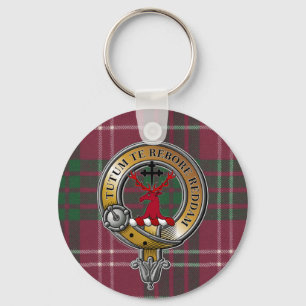 Porte-clés Crawford Tartan & Badge