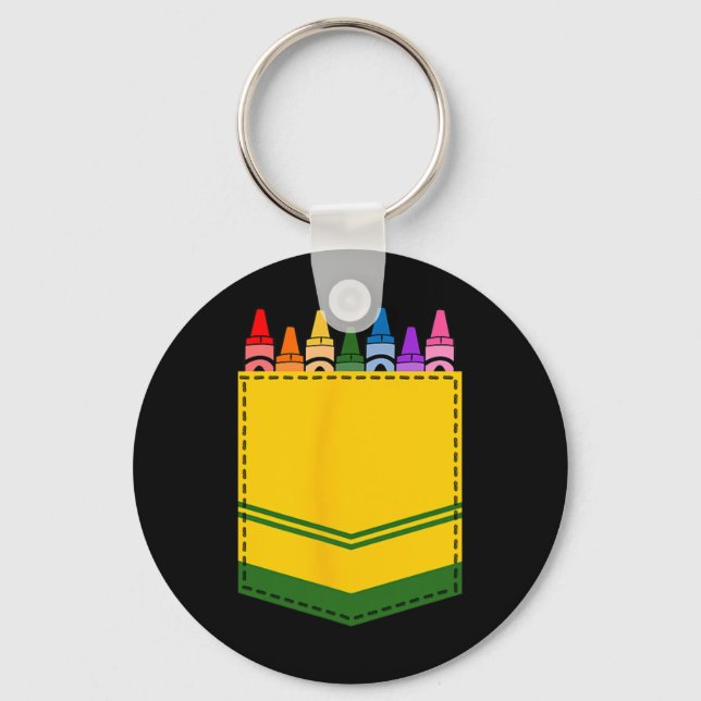 Porte-clés Crayon Boîte de poche Enseignant Costume cadeau (Recto)