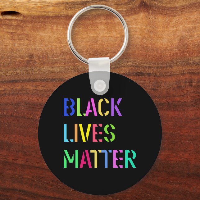 Porte-clés Crayon de matière Black Lives 01 Couleur modifiabl (Recto)