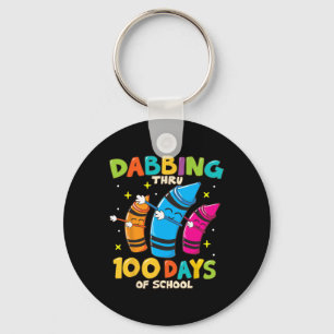Porte-clés Crayons Dabbing Enfants 100 Jours École Garçons Fi
