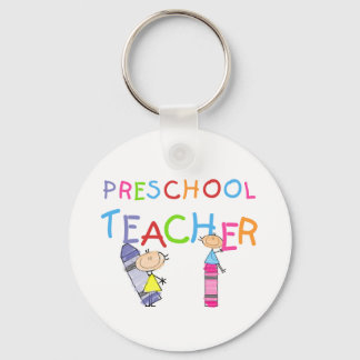 Porte-clés Crayons Enseignants préscolaires TShirts et cadeau