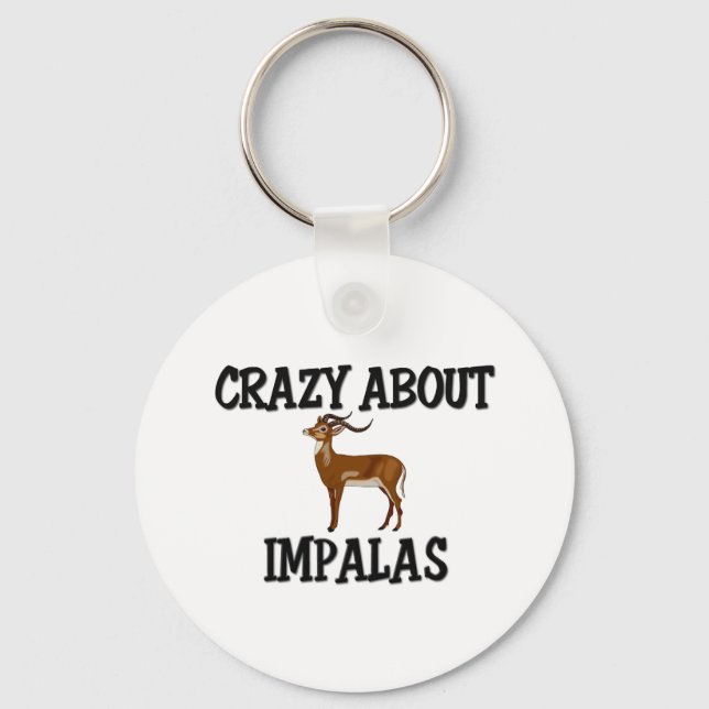 Porte-clés Crazy à propos d'Impalas (Recto)