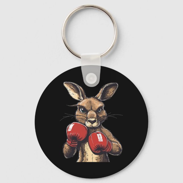 Porte-clés Crazy Kangaroo Avec Gants De Boxe Pour Un Punch Sa (Recto)