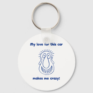 Porte-clés Crazy Love For Cars