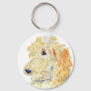 Porte-clés Cream Labradoodle #2 Porte - clé