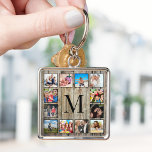 Porte-clés Create Your Custom Photo Collage Rustic Farmhouse<br><div class="desc">Créez votre propre porte - clé de collage photo Instagram personnalisé 12 avec vos images personnalisées sur un arrière - plan de planches en bois de style rustique. Ajoutez vos photos, designs ou oeuvres d'art préférés pour créer quelque chose de vraiment unique. Pour modifier ce modèle de conception, il vous...</div>