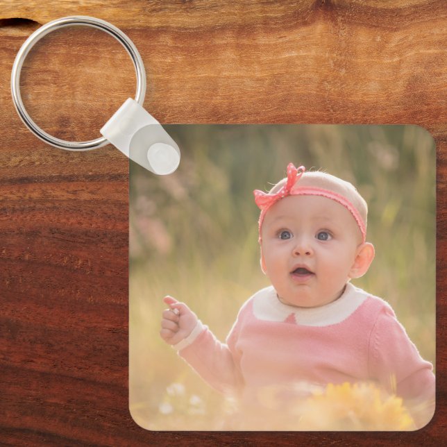 Porte-clés Create Your Own Custom Kids Children Photo Modern (Recto)