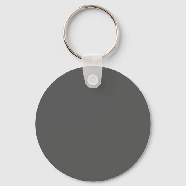 Porte-clés Create Your Own simple dark gray (Recto)
