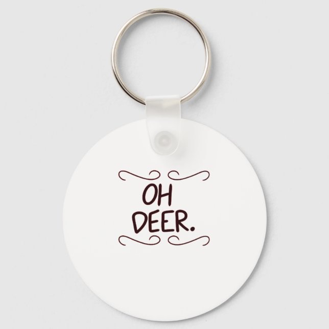 Porte-clés créatif Alastor Oh Deer Creative Art De (Recto)