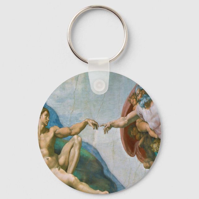 Porte-clés Creation of Adam - Michelangelo 1475 - 1564 (Recto)